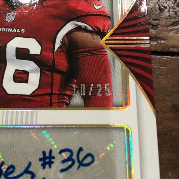 2017 Panini Limited Budda Baker Gold Auto Autograph SSP RC 10/25 - Picture 3 of 3